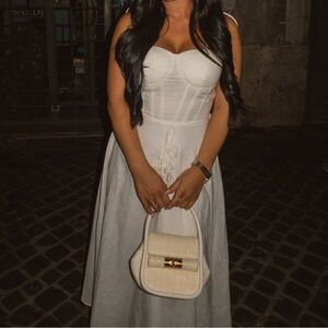 Gorgeous white midi dress